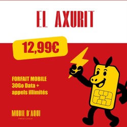 Forfait Catalan illimité 30Go Data