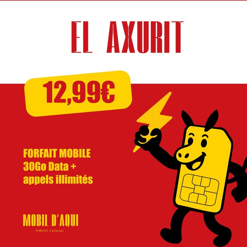 Forfait Catalan illimité 30Go Data